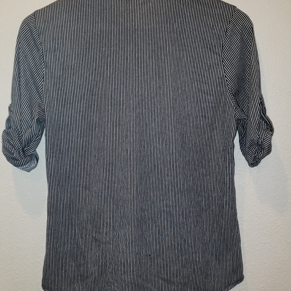 Eden and Olivia Striped Button Up - Picture 3 of 3